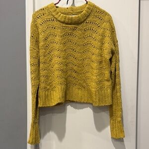 American Eagle Mustard Yellow Women's Sweater